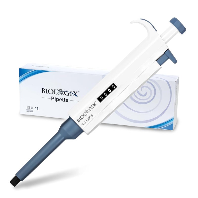 CryoKing Store Micropipette, 100-1000ul Adjustable Single Channel Pipette, Manual Variable Volume Pipettor for Laboratory Scientific - Image 1